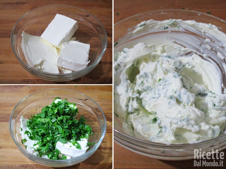 Preparare la crema al formaggio