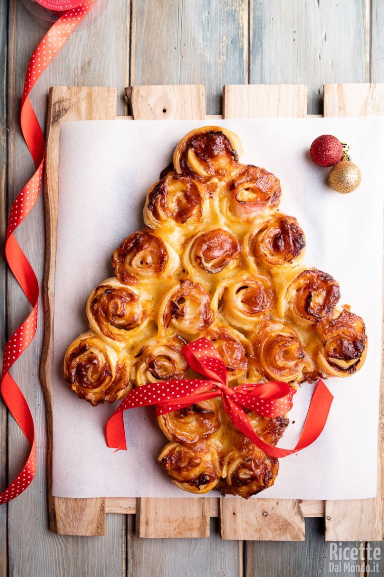 Ricetta albero di Natale di pasta sfoglia