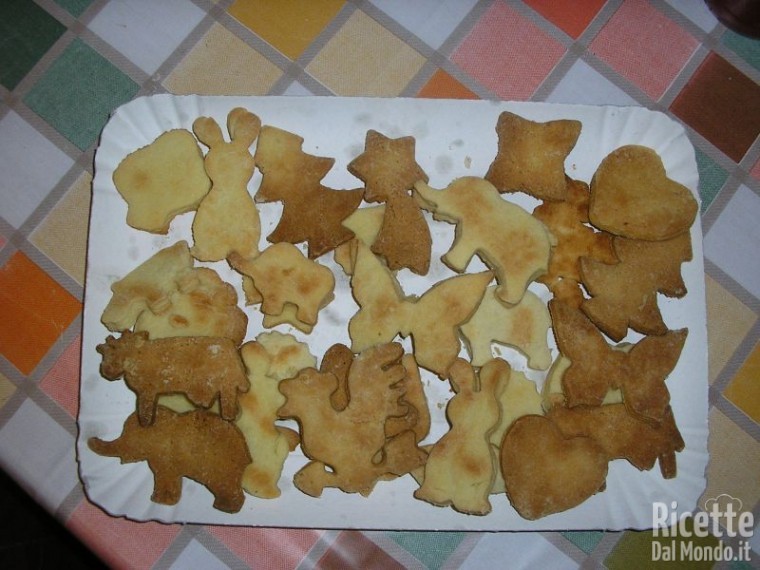 Ricetta Biscotti al Burro di forme varie