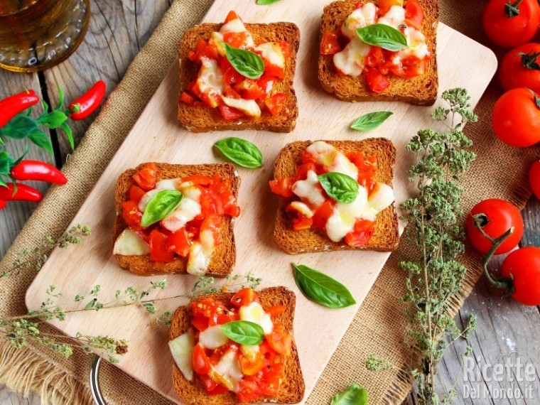 Ricetta bruschette al pomodoro