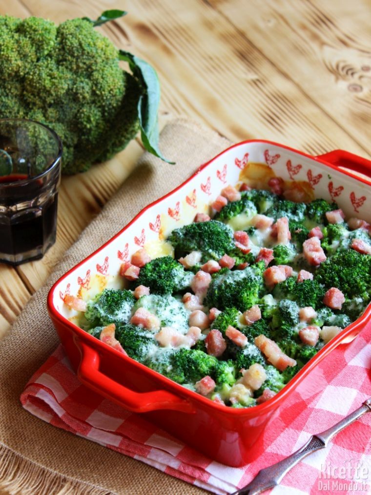 Come fare il Broccolo gratinato al forno