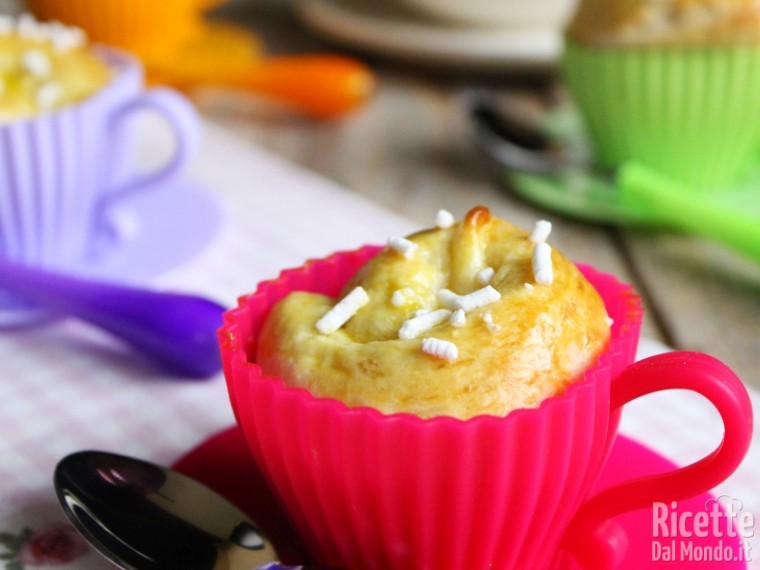 Ricetta brioches in tazza