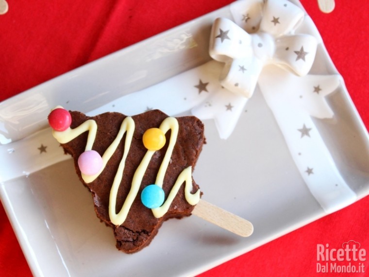 Ricetta brownies albero di Natale