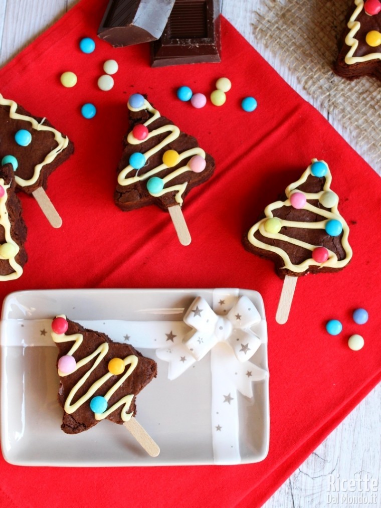 Come fare i brownies albero di Natale