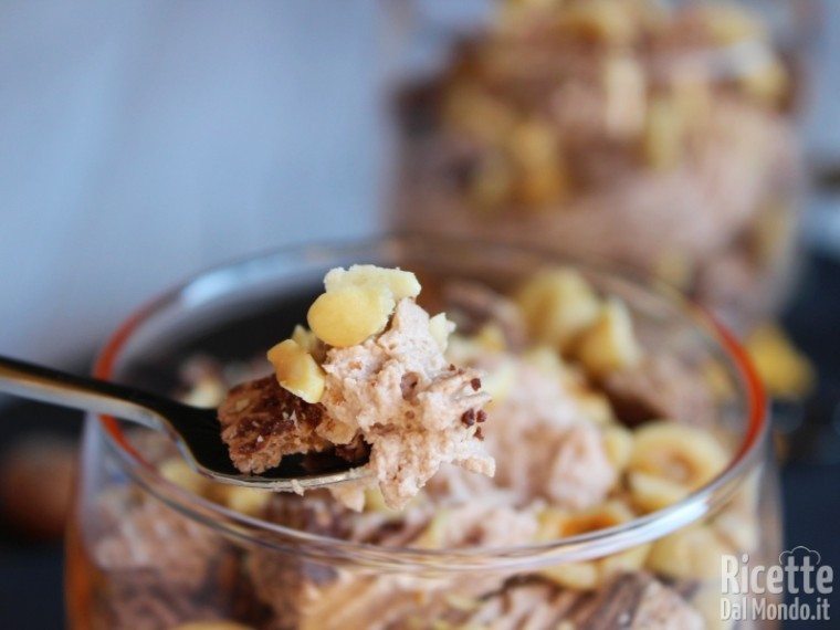 Ricetta bicchierini di ricotta e Nutella