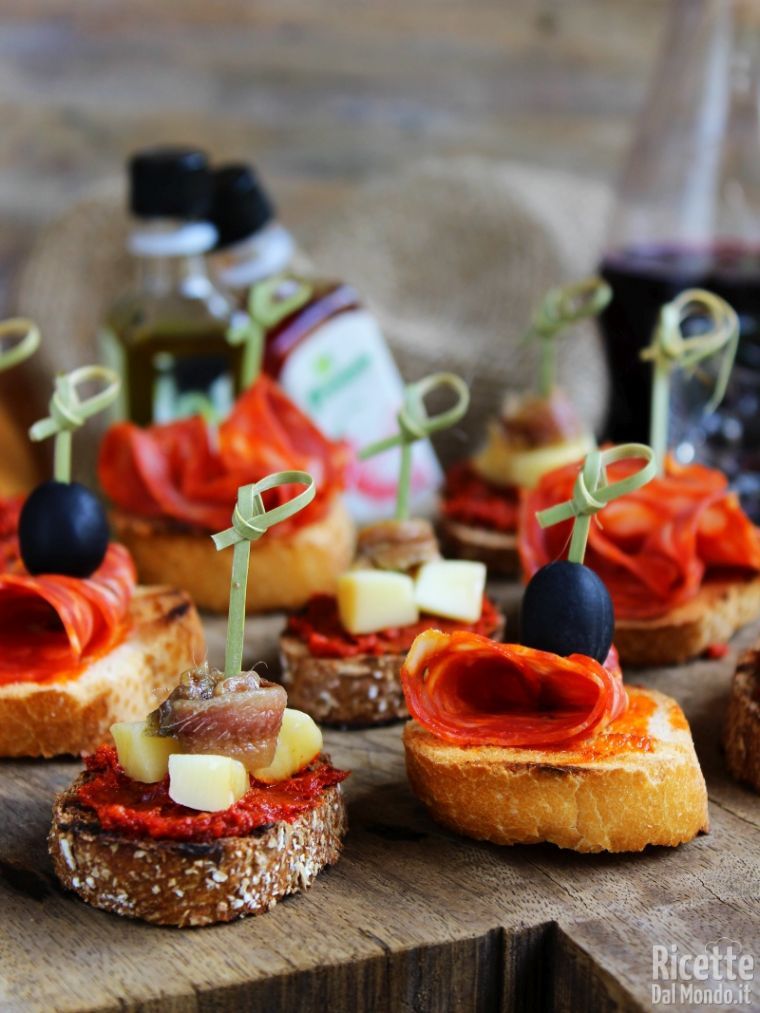 Ricetta bruschette piccanti con la 'nduja