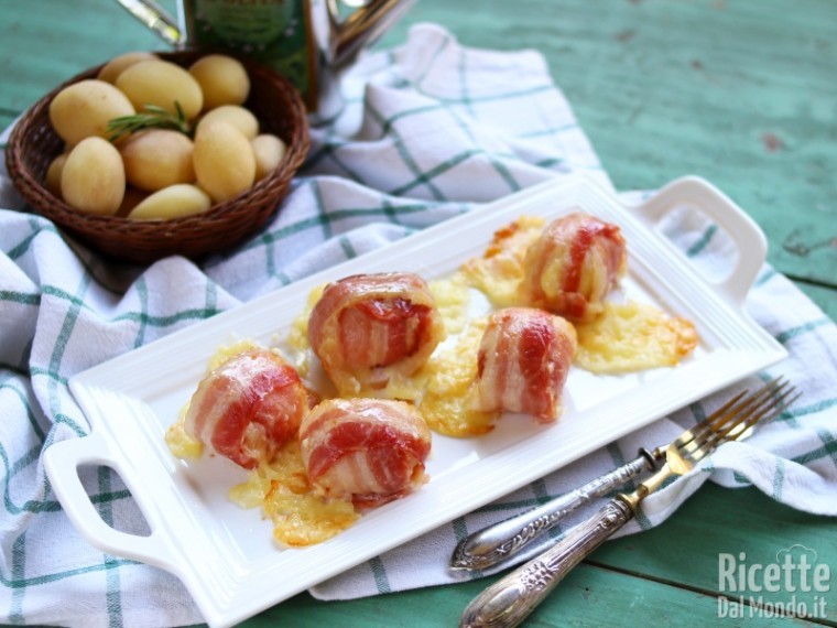 Bocconcini di patate con bacon