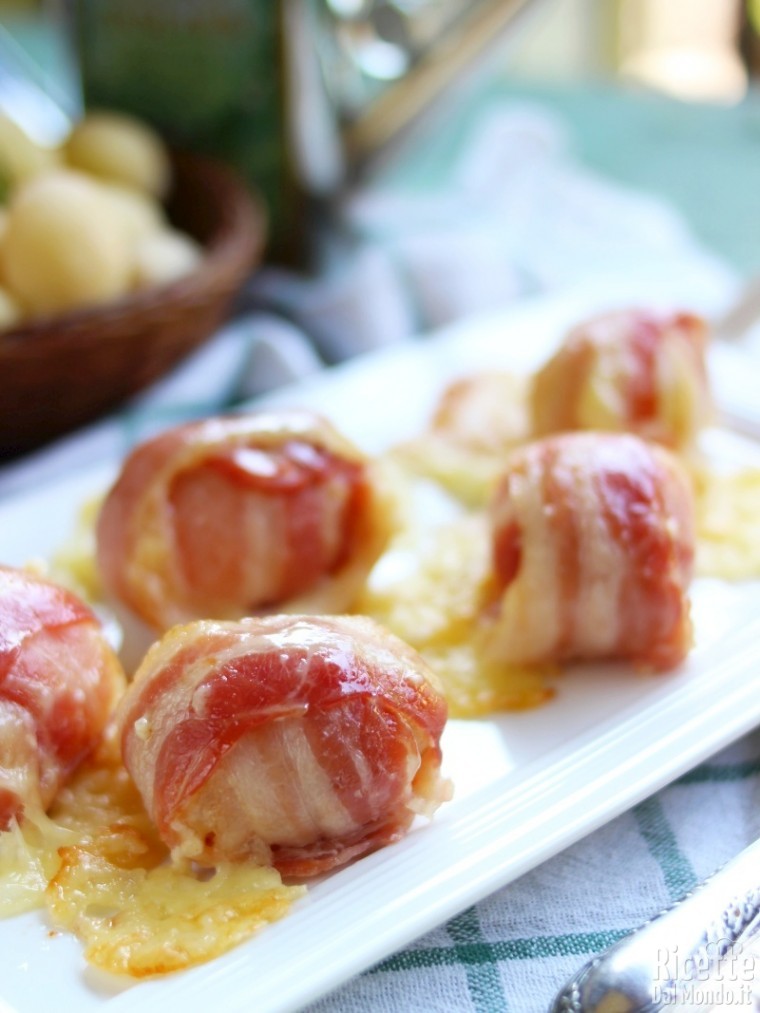 Ricetta per fare i bocconcini patate con bacon