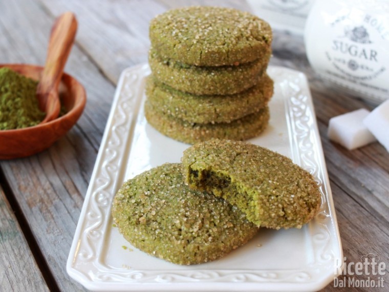 Ricetta biscotti al tè matcha