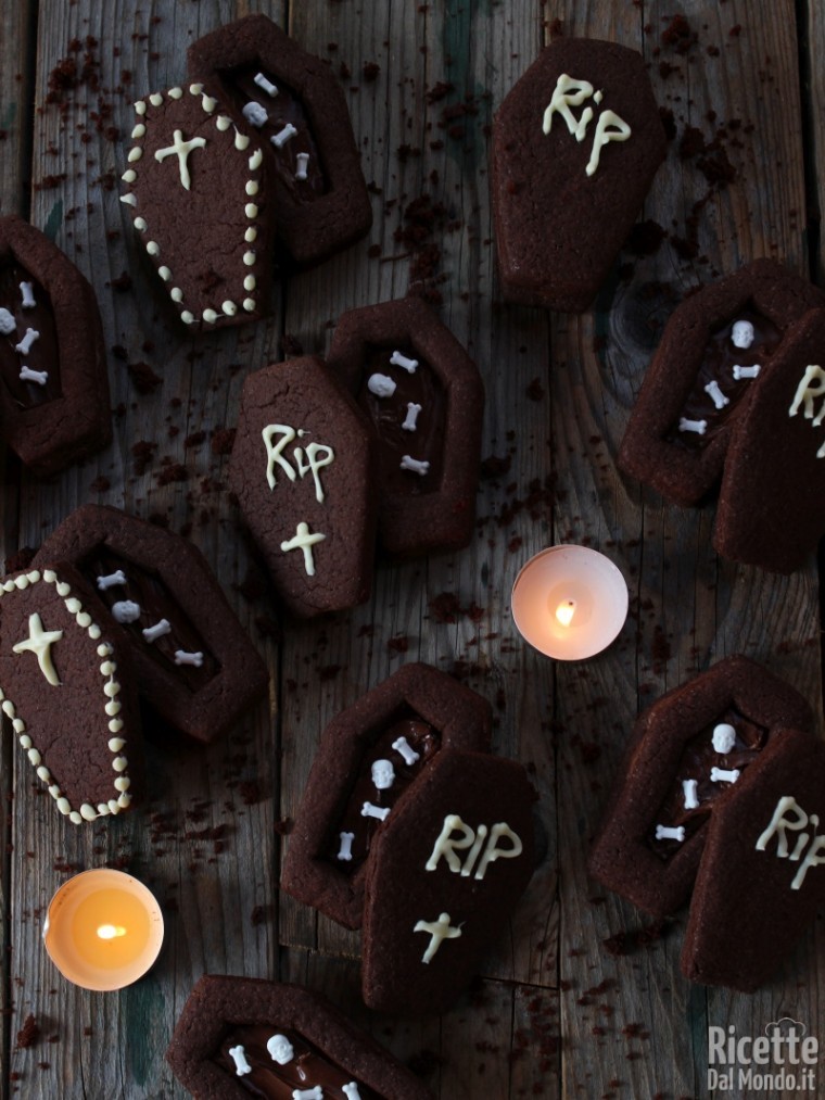 Ricetta dei biscotti bara al cioccolato