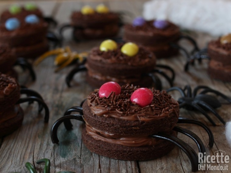 Ricetta biscotti ragno di Halloween