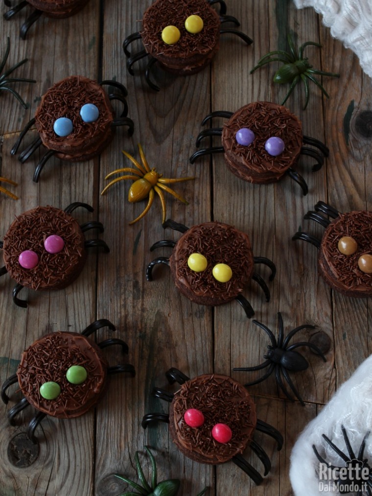 Come fare i biscotti ragno di Halloween