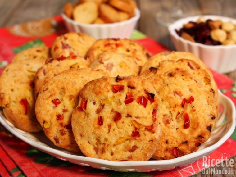 Ricetta biscotti salati ai peperoni