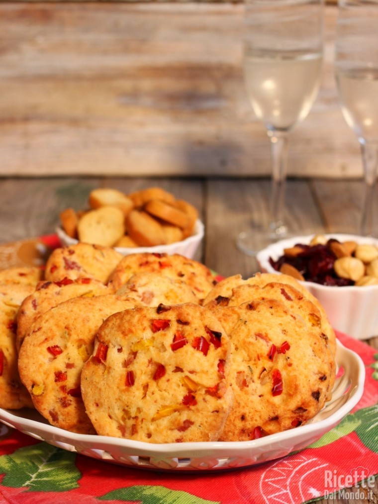 Come fare i biscotti salati ai peperoni