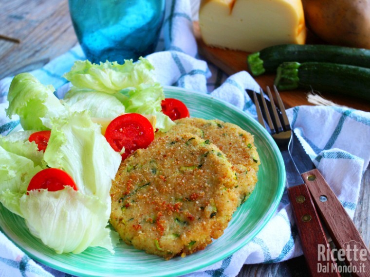 Burger Di Patate E Zucchine Vegetariani