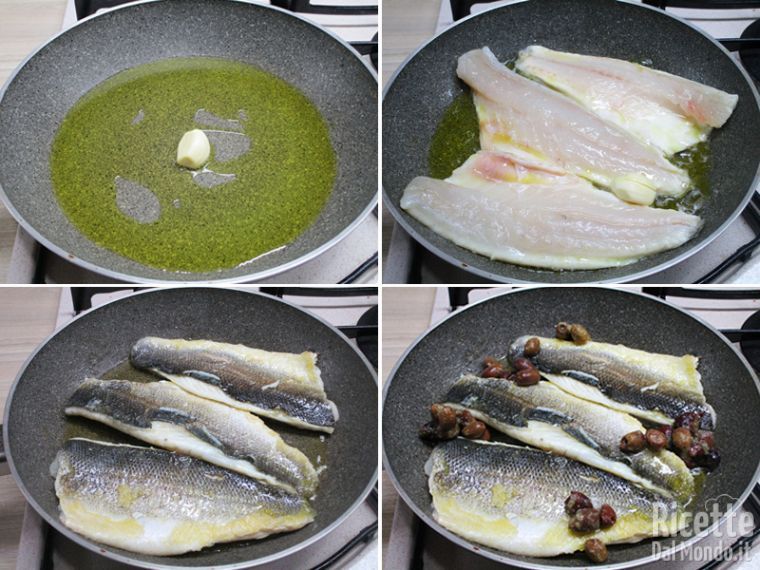 Cuocere i filetti sul primo lato