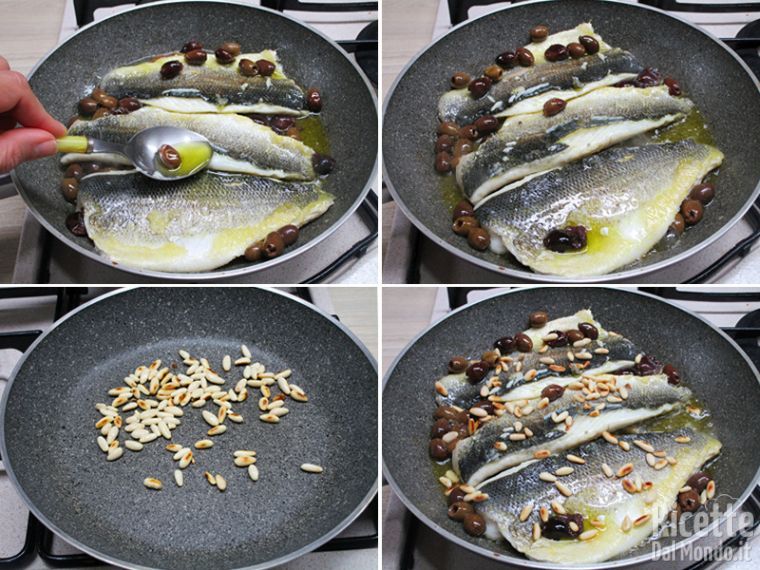 Unire le olive e completare la cottura