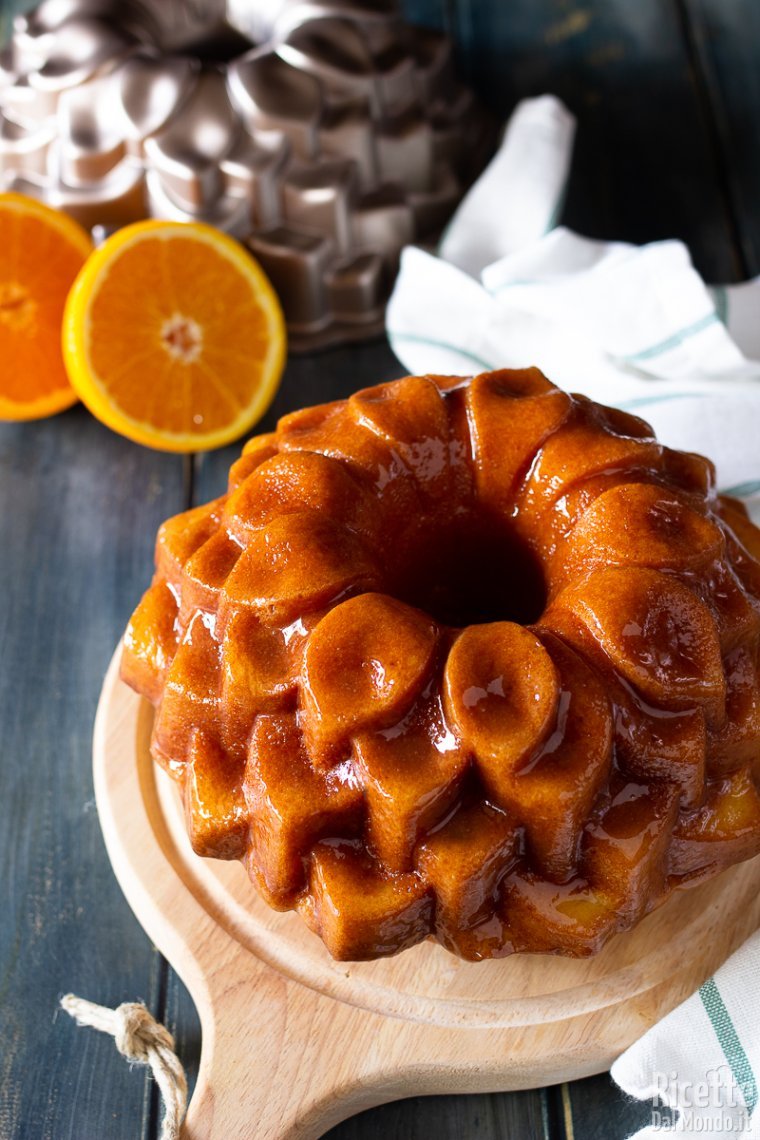 Ricetta bundt cake all'arancia senza lattosio