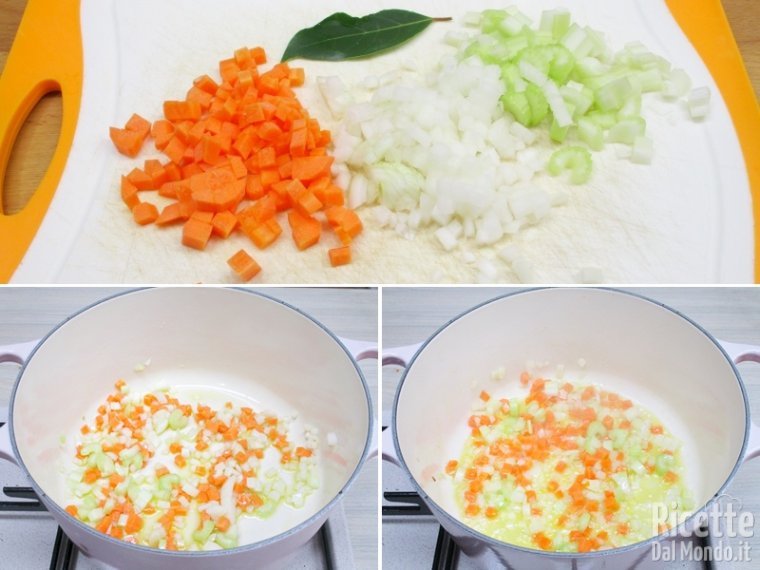 Preparare un trito per soffritto