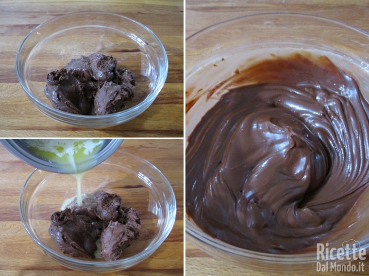 Ciambella soffice con crema di Nutella 2