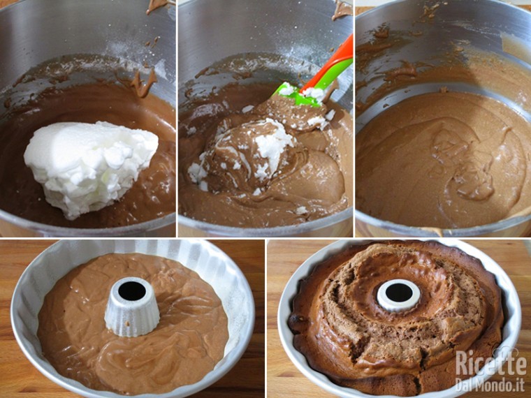 Ciambella soffice con crema di Nutella 5