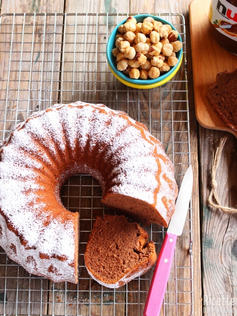 Ricetta ciambella soffice con la Nutella