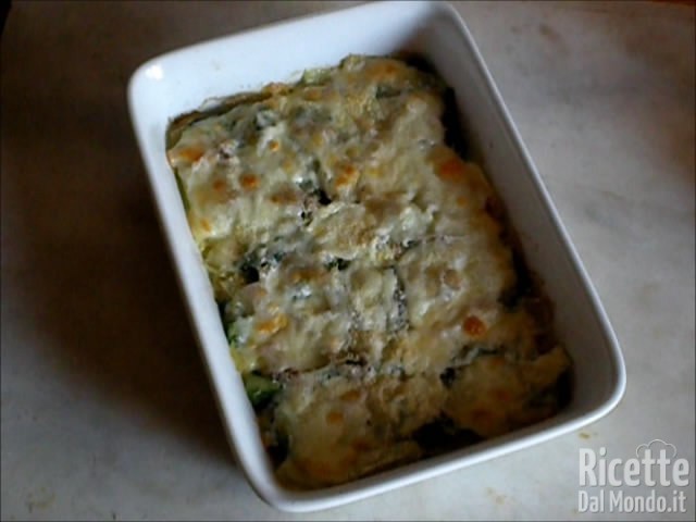 Coste al forno con Mozzarella