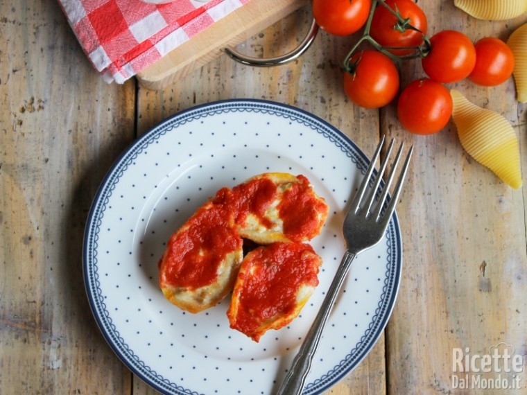 Conchiglioni alla sorrentina al forno