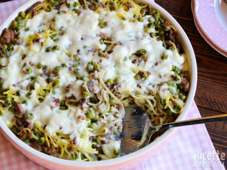 Crostata di tagliolini al forno