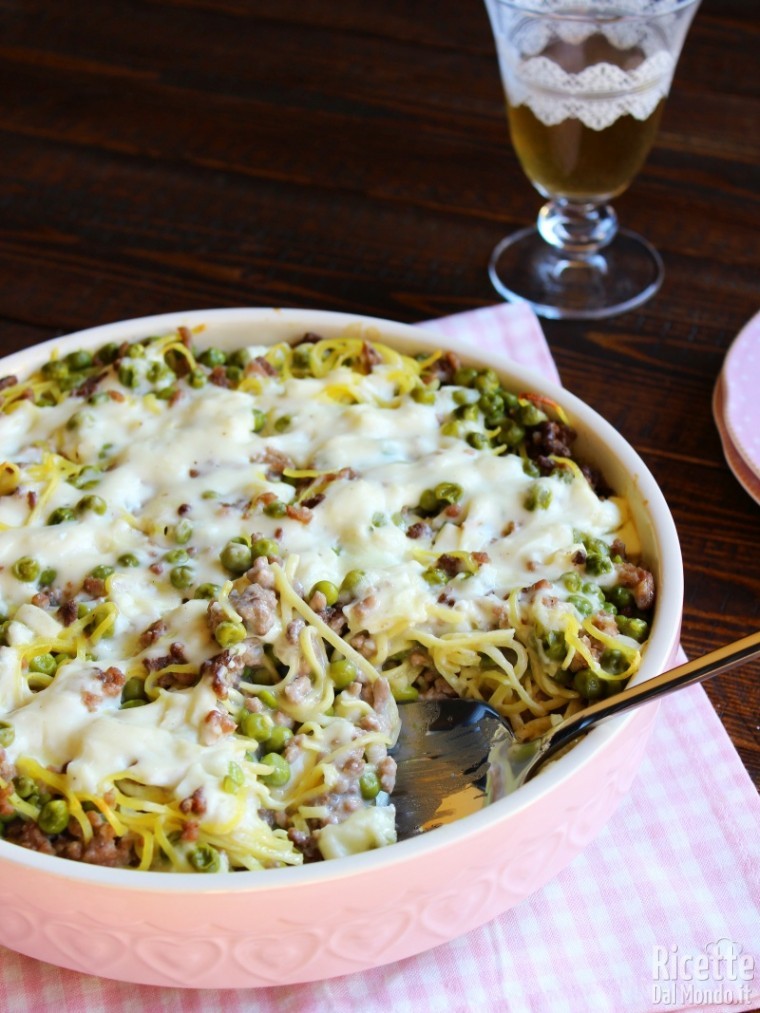 Ricetta Crostata di tagliolini al forno