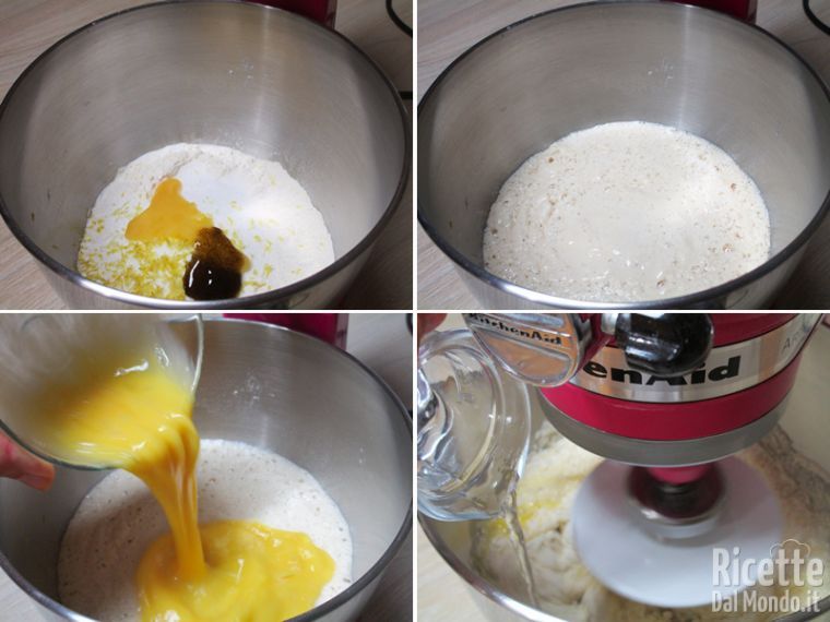 Iniziare a preparare l'impasto