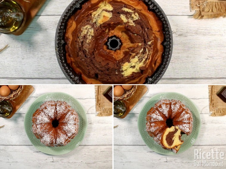 Ciambella soffice senza burro con olio 7