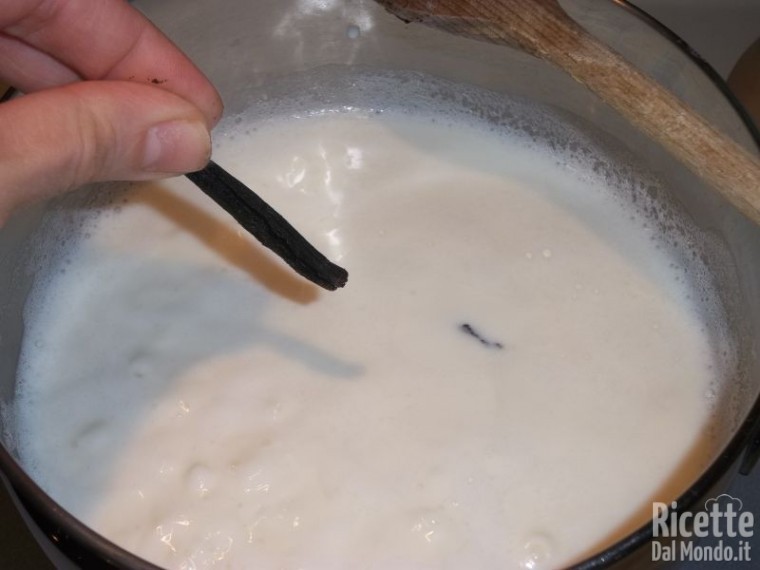 Crema di Riso con Salsa di Prugne