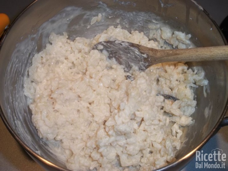 Crema di Riso con Salsa di Prugne