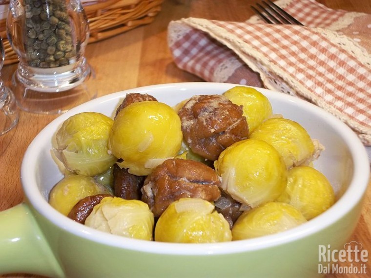 Cavoletti di Bruxelles Brasati alle Castagne