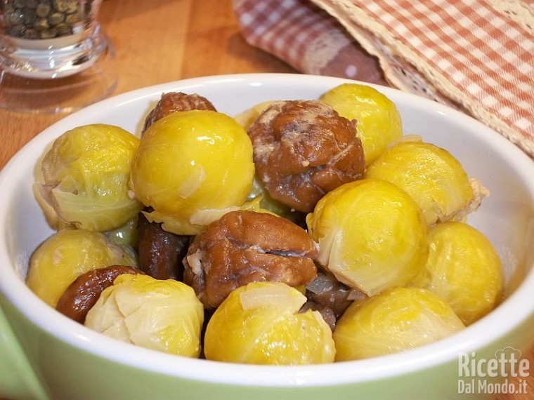 Cavoletti di Bruxelles Brasati alle Castagne