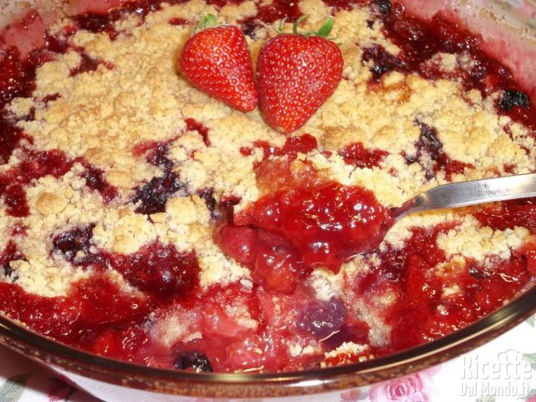 Crumble di Fragole e Mirtilli 12