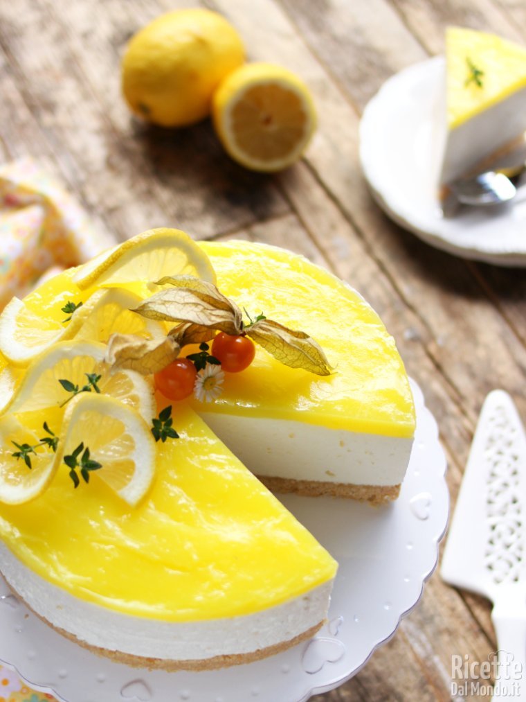 Cheesecake Al Limone Senza Cottura Marianna Pascarella