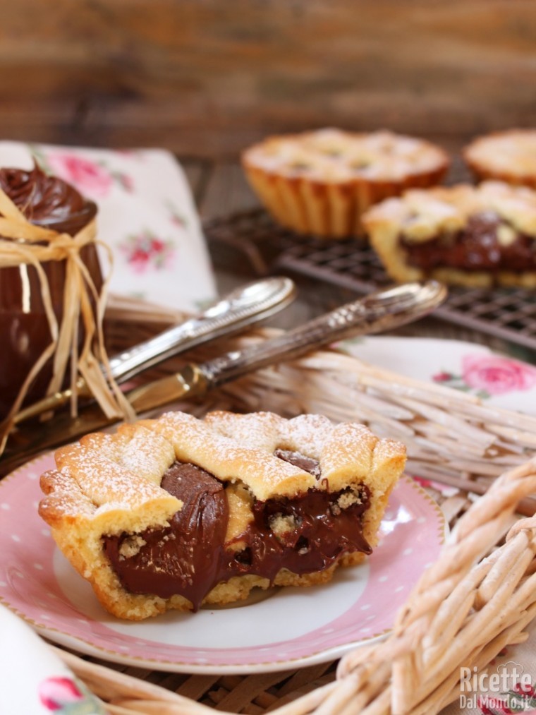 crostatine alla Nutella morbida