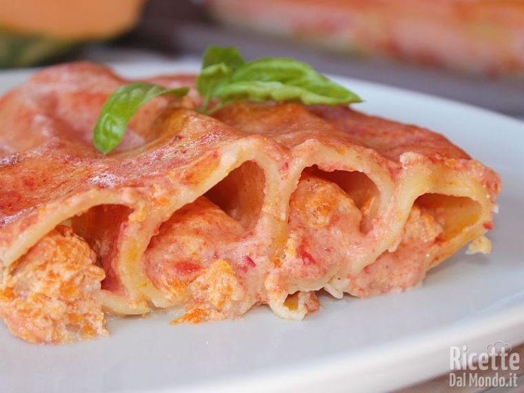 Ricetta cannelloni alla zucca