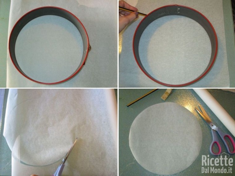 Come foderare una tortiera con carta forno 2