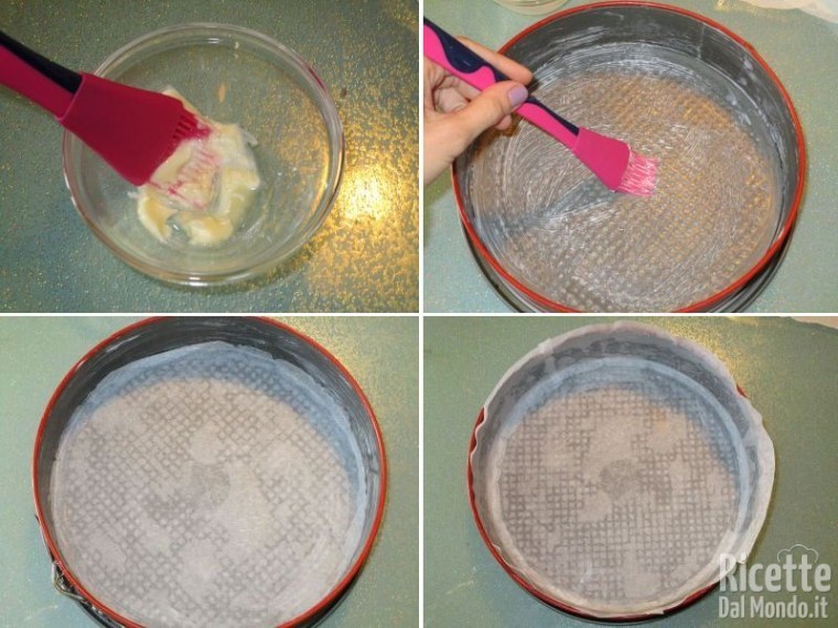 Come foderare una tortiera con carta forno 4