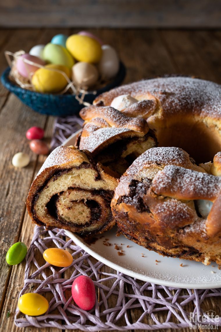 Casatiello alla nutella, la ricetta delle feste