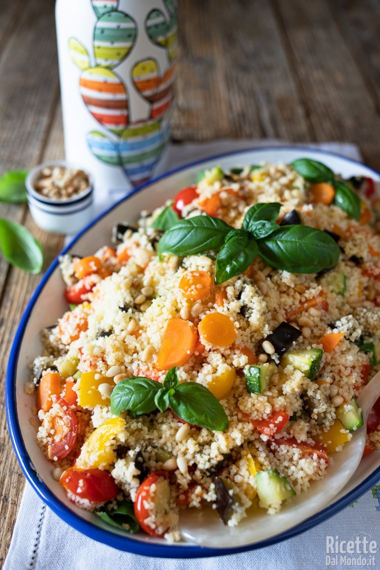 Cous cous con verdure vegetariano | RicetteDalMondo.it