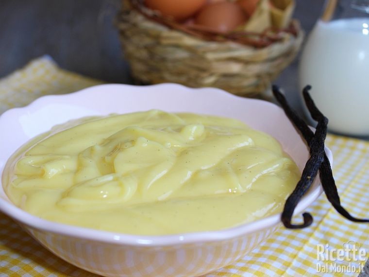 Ricetta crema alla vaniglia