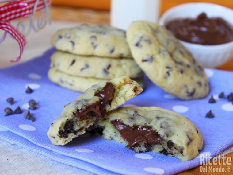 Ricetta cookies alla Nutella