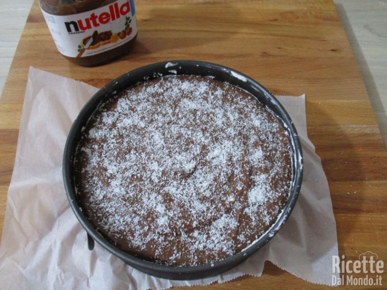 Cheesecake cocco e Nutella 7
