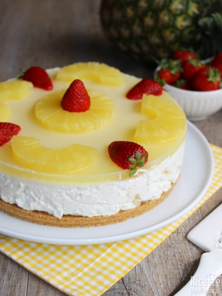 Come fare la cheesecake all'ananas