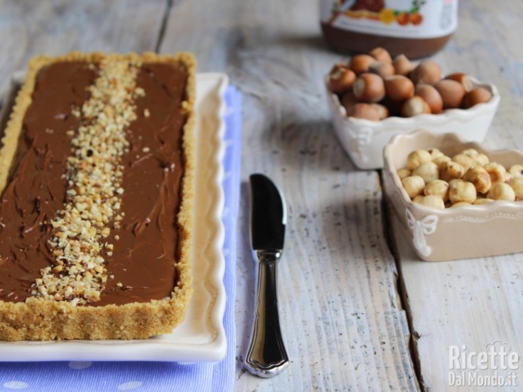 Crostata senza cottura al cioccolato