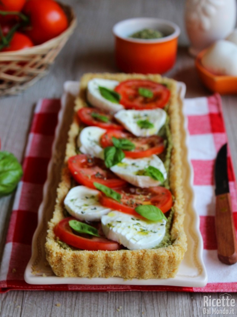 Come fare una crostata caprese senza cottura